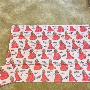 Pink Princess Patterned Fabric-Aurora/Sleeping Beauty